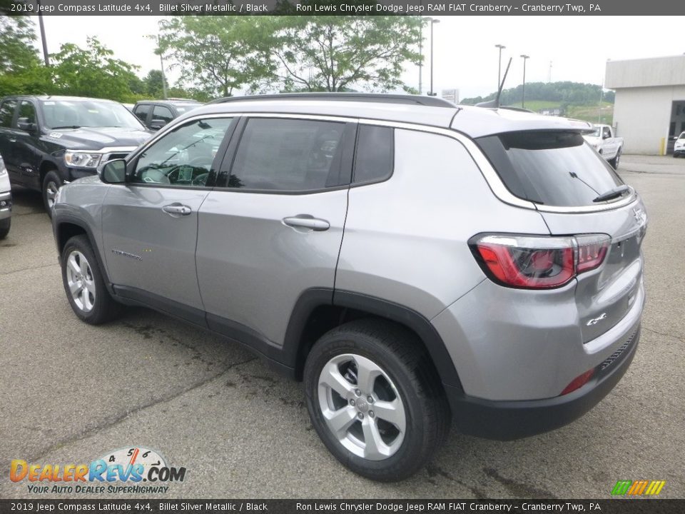 2019 Jeep Compass Latitude 4x4 Billet Silver Metallic / Black Photo #3
