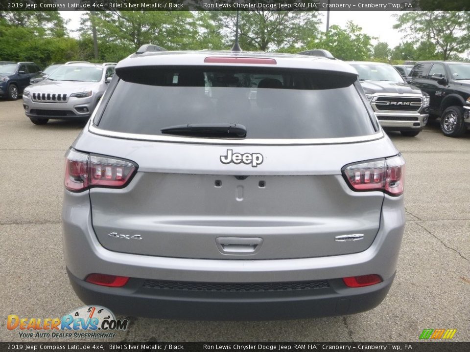 2019 Jeep Compass Latitude 4x4 Billet Silver Metallic / Black Photo #4