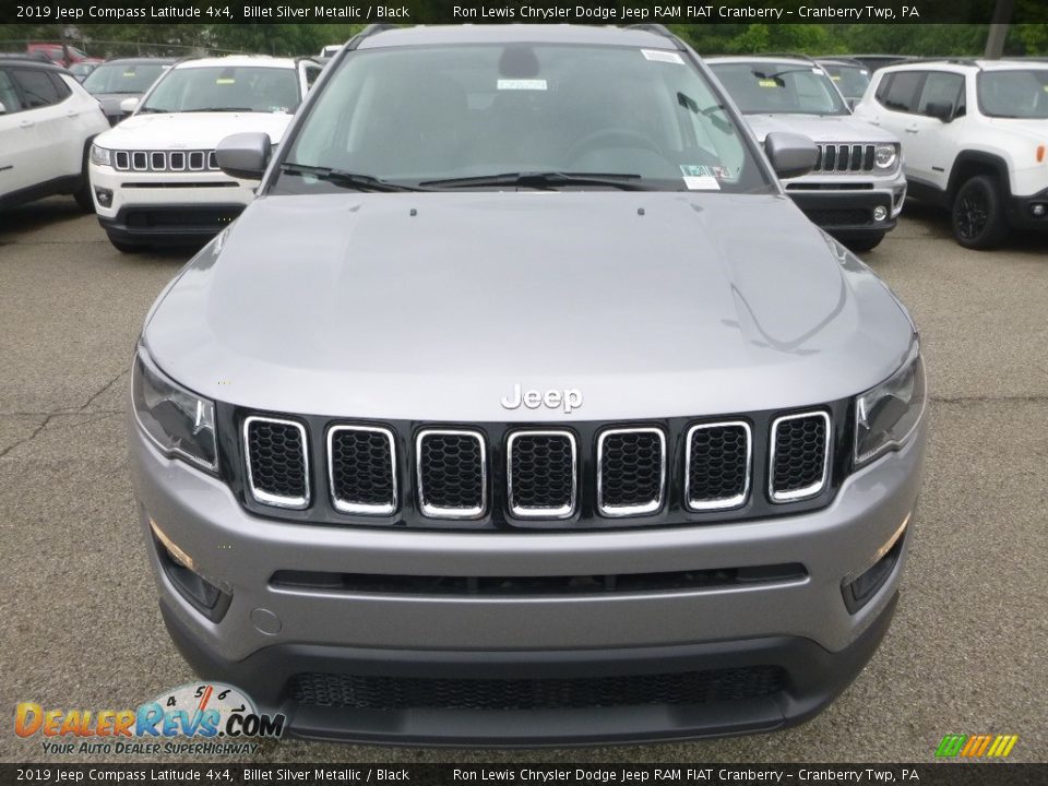 2019 Jeep Compass Latitude 4x4 Billet Silver Metallic / Black Photo #8