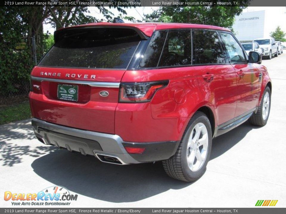 2019 Land Rover Range Rover Sport HSE Firenze Red Metallic / Ebony/Ebony Photo #7