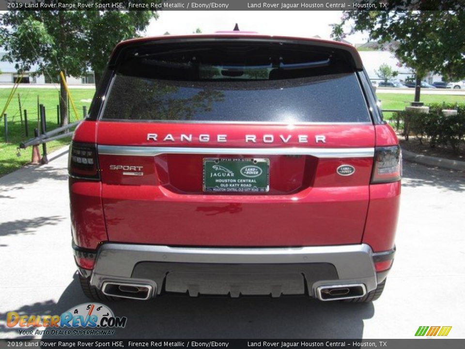2019 Land Rover Range Rover Sport HSE Firenze Red Metallic / Ebony/Ebony Photo #8