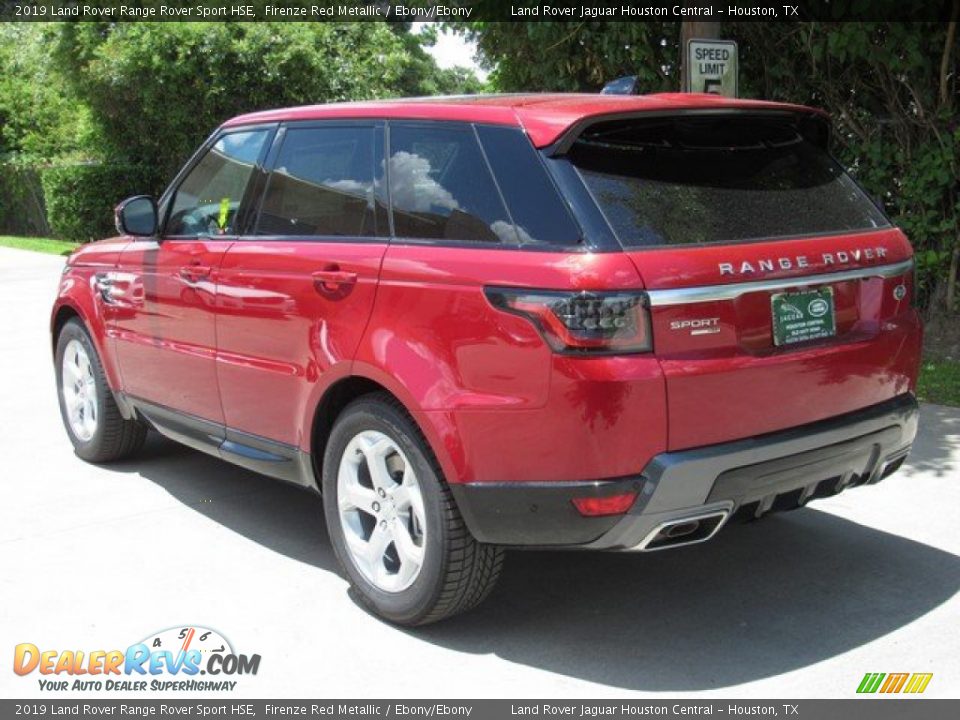 2019 Land Rover Range Rover Sport HSE Firenze Red Metallic / Ebony/Ebony Photo #12