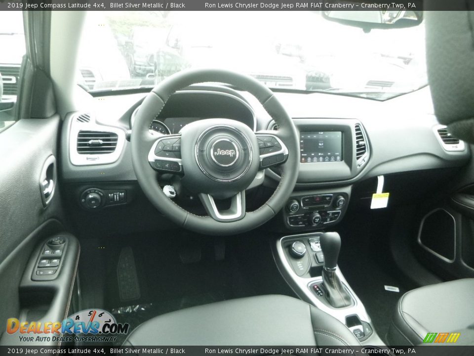 2019 Jeep Compass Latitude 4x4 Billet Silver Metallic / Black Photo #13