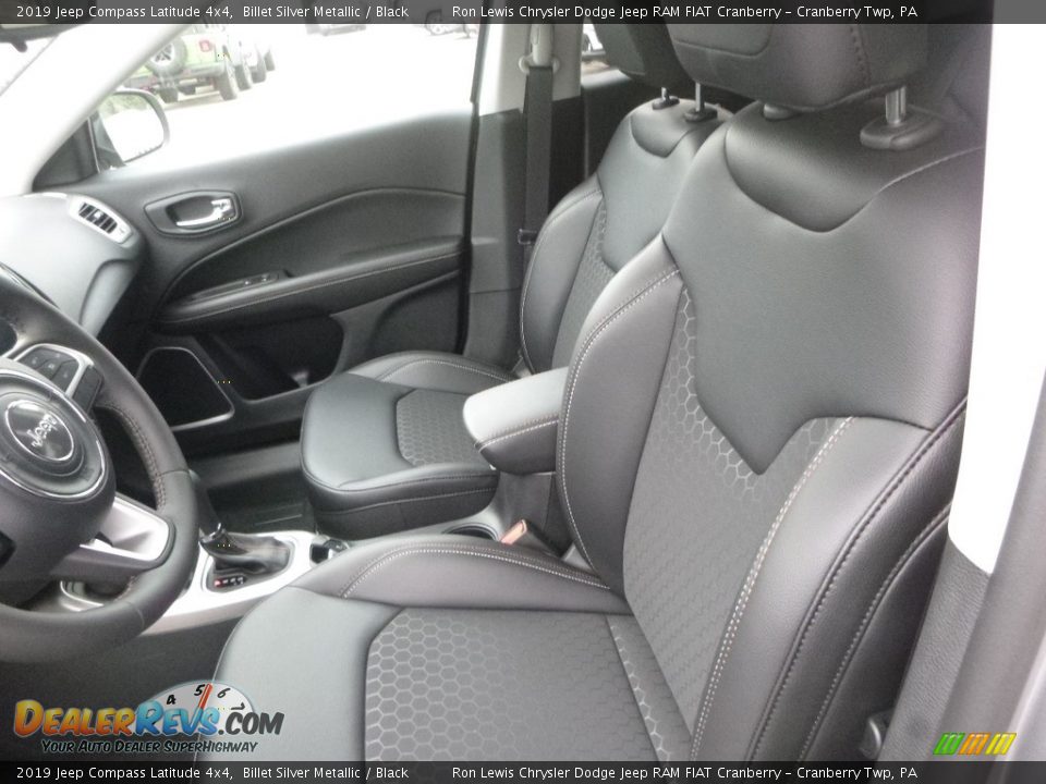 2019 Jeep Compass Latitude 4x4 Billet Silver Metallic / Black Photo #14