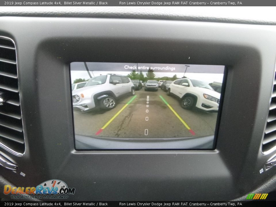 2019 Jeep Compass Latitude 4x4 Billet Silver Metallic / Black Photo #18