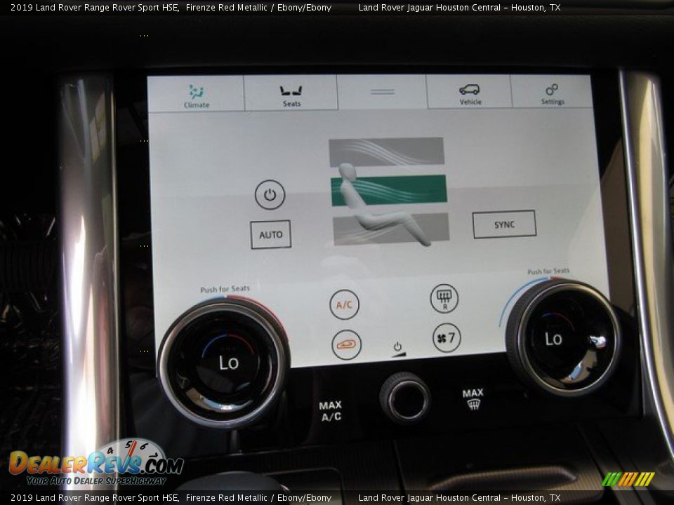 2019 Land Rover Range Rover Sport HSE Firenze Red Metallic / Ebony/Ebony Photo #36