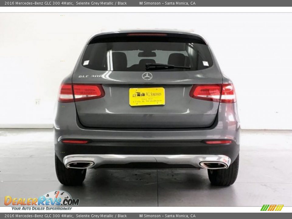 2016 Mercedes-Benz GLC 300 4Matic Selenite Grey Metallic / Black Photo #3