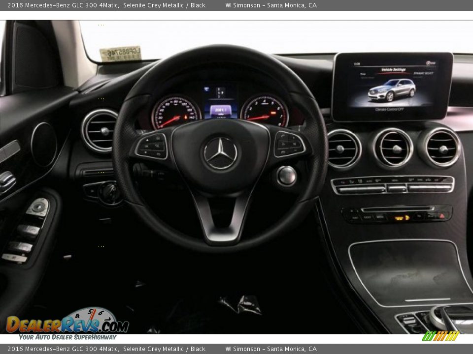 2016 Mercedes-Benz GLC 300 4Matic Selenite Grey Metallic / Black Photo #4