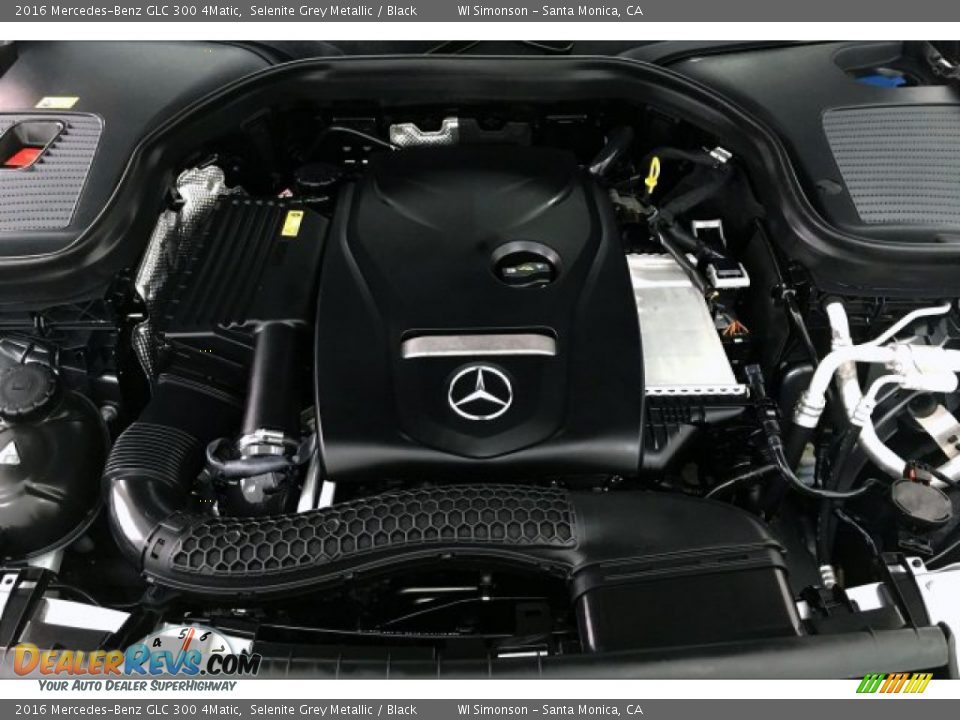 2016 Mercedes-Benz GLC 300 4Matic Selenite Grey Metallic / Black Photo #9