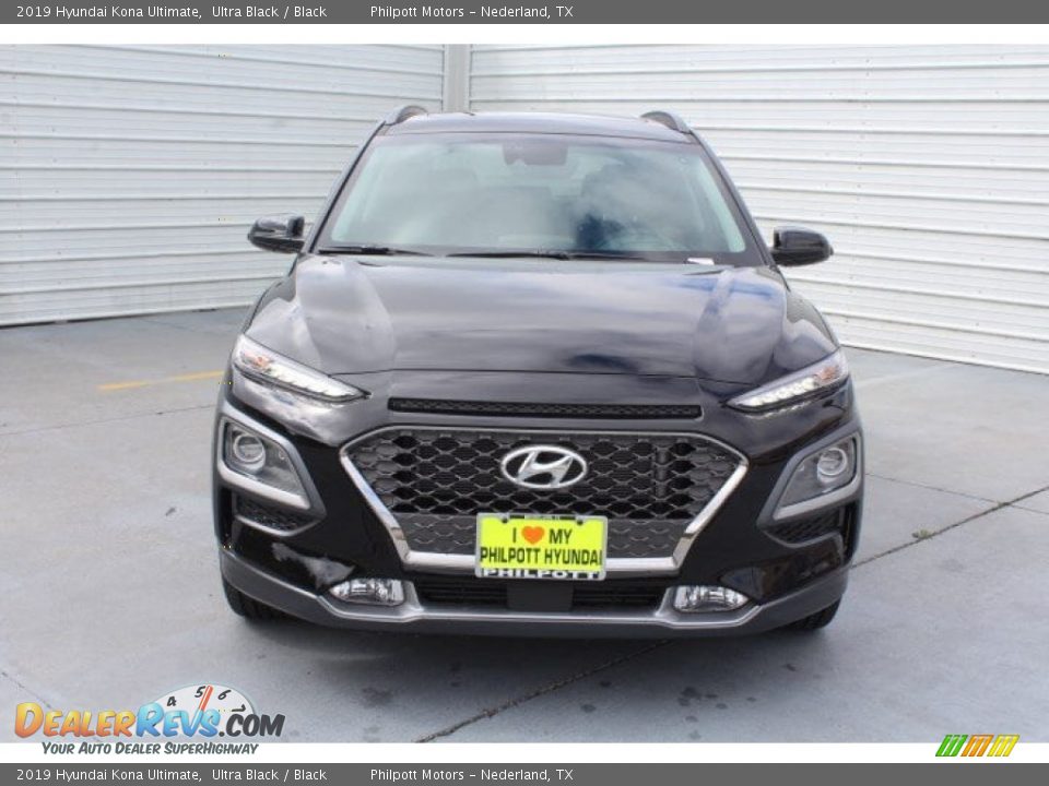 2019 Hyundai Kona Ultimate Ultra Black / Black Photo #3