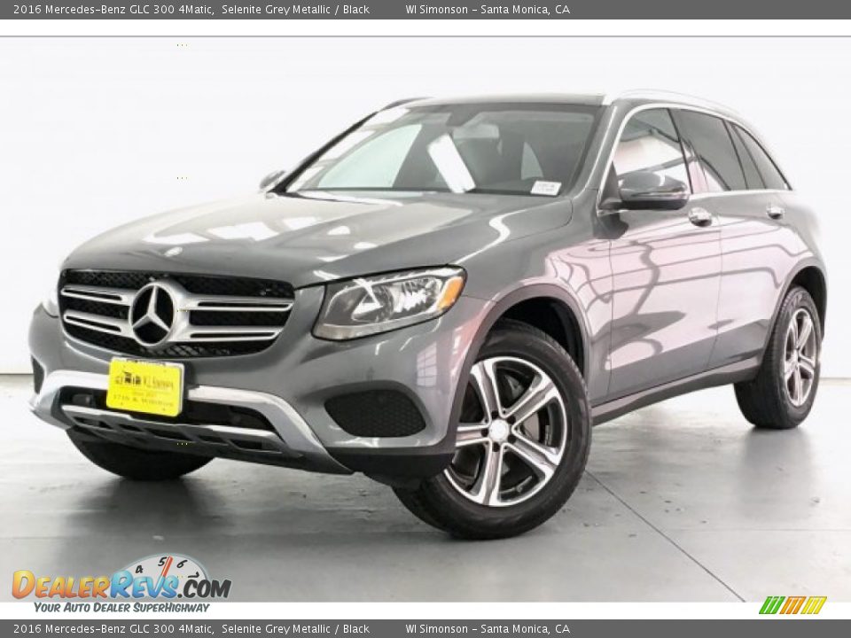 2016 Mercedes-Benz GLC 300 4Matic Selenite Grey Metallic / Black Photo #12