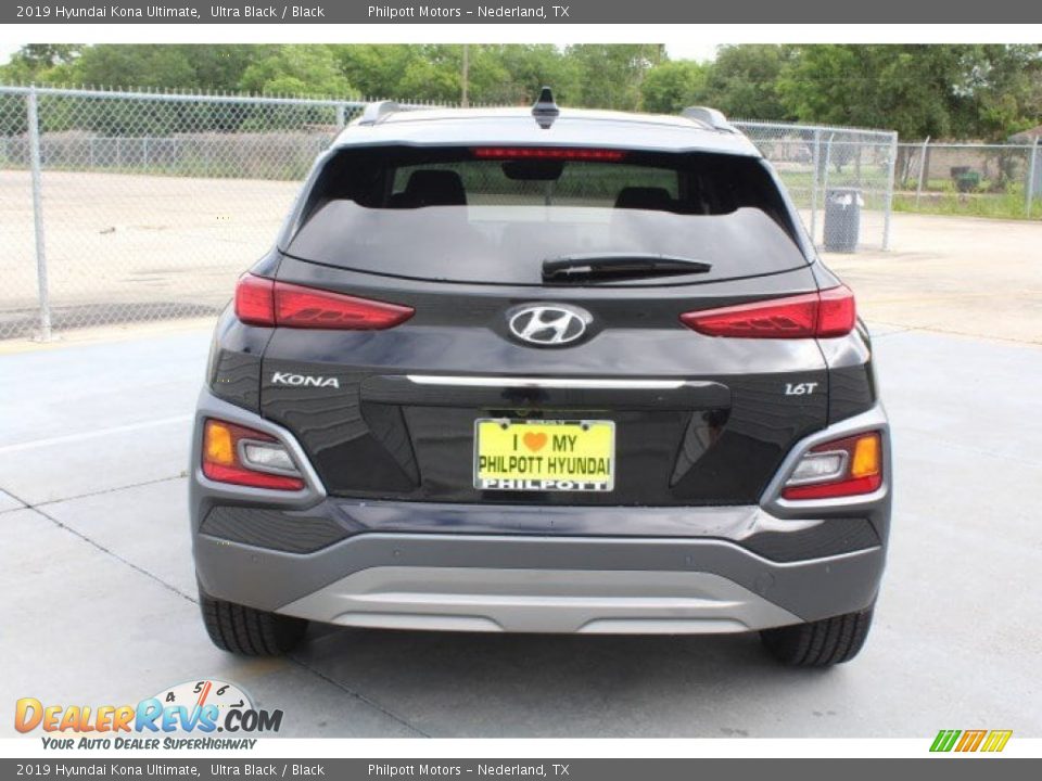 2019 Hyundai Kona Ultimate Ultra Black / Black Photo #7