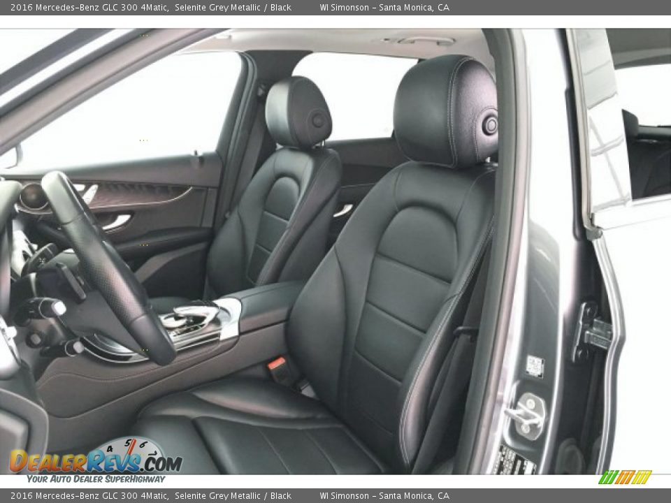 2016 Mercedes-Benz GLC 300 4Matic Selenite Grey Metallic / Black Photo #14