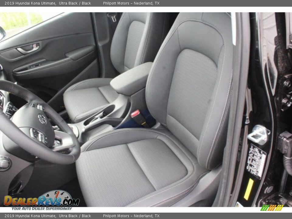 Front Seat of 2019 Hyundai Kona Ultimate Photo #10