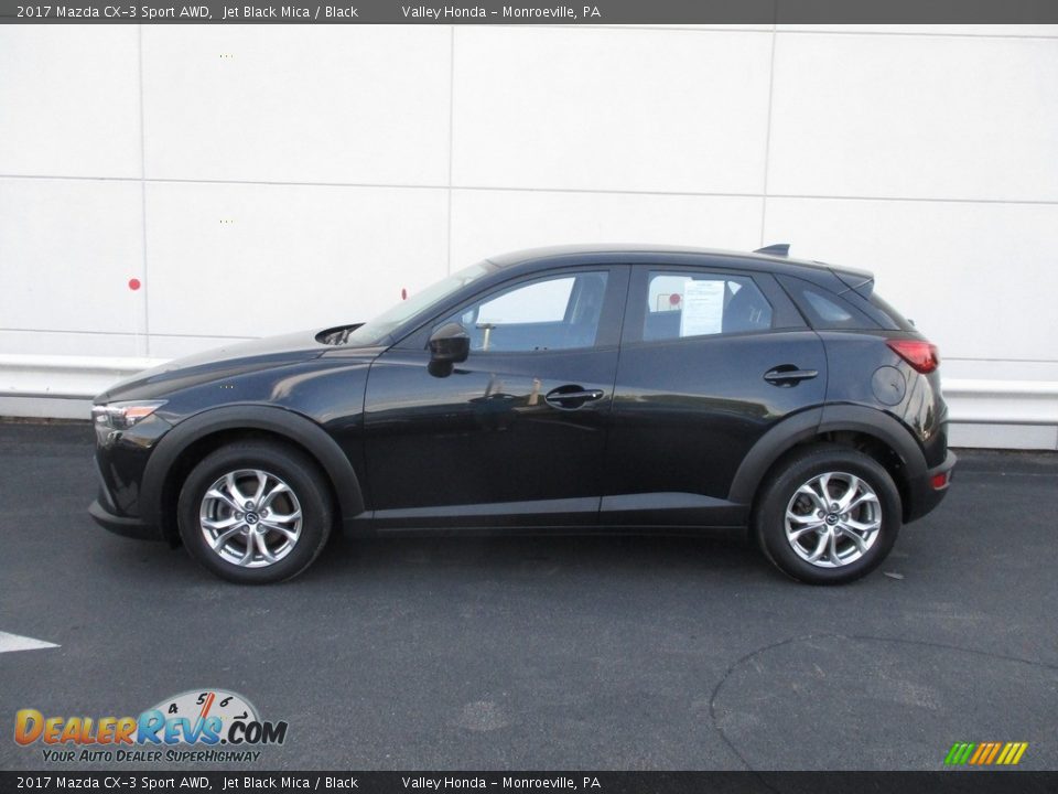 2017 Mazda CX-3 Sport AWD Jet Black Mica / Black Photo #2