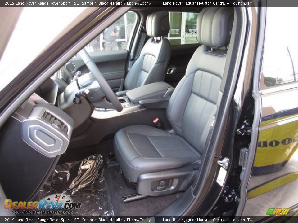 2019 Land Rover Range Rover Sport HSE Santorini Black Metallic / Ebony/Ebony Photo #3
