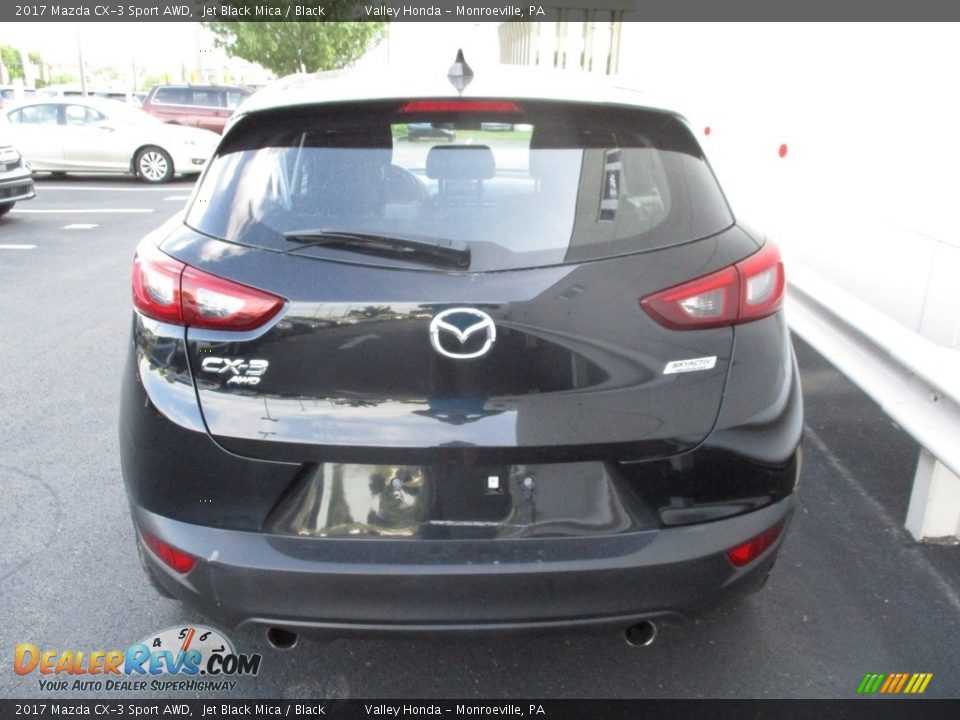 2017 Mazda CX-3 Sport AWD Jet Black Mica / Black Photo #4