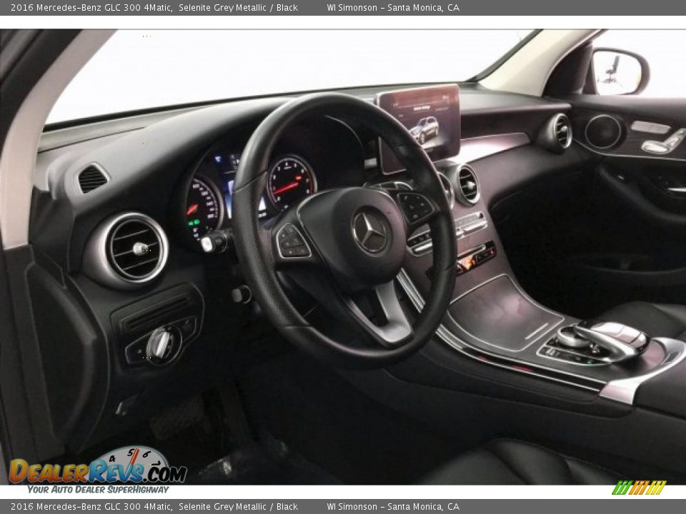 2016 Mercedes-Benz GLC 300 4Matic Selenite Grey Metallic / Black Photo #22