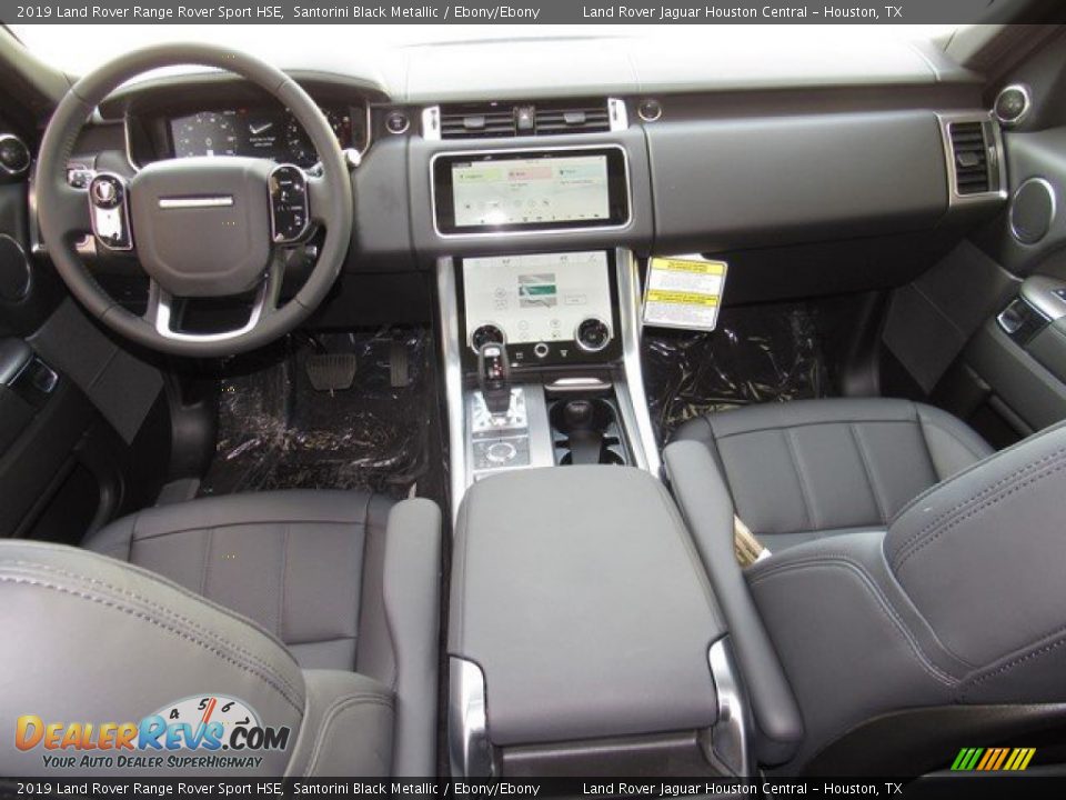 2019 Land Rover Range Rover Sport HSE Santorini Black Metallic / Ebony/Ebony Photo #4