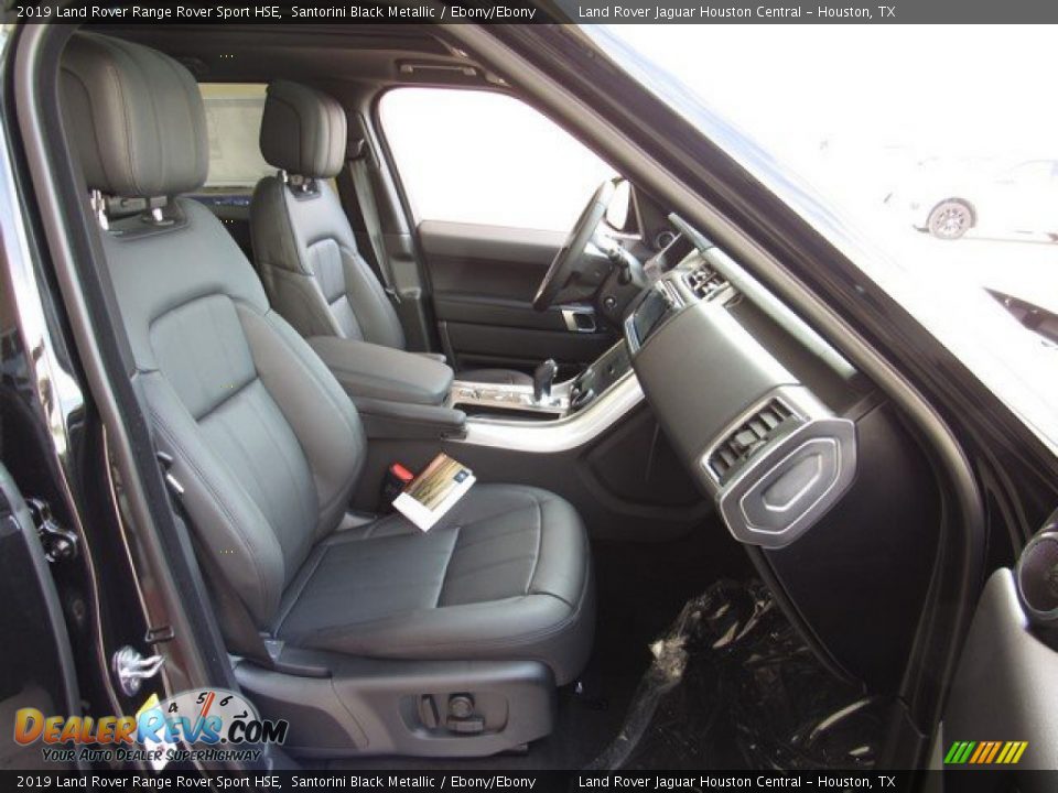 2019 Land Rover Range Rover Sport HSE Santorini Black Metallic / Ebony/Ebony Photo #5