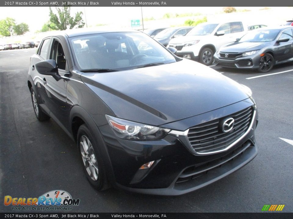 2017 Mazda CX-3 Sport AWD Jet Black Mica / Black Photo #8