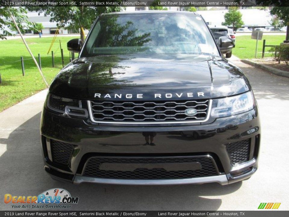 2019 Land Rover Range Rover Sport HSE Santorini Black Metallic / Ebony/Ebony Photo #9