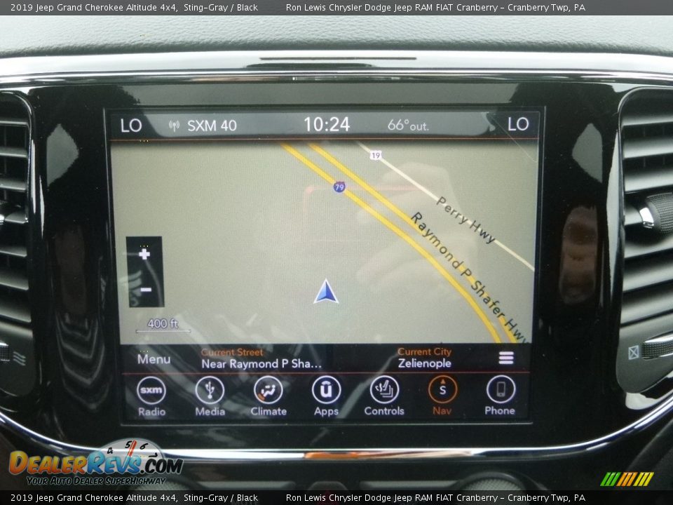 2019 Jeep Grand Cherokee Altitude 4x4 Sting-Gray / Black Photo #17