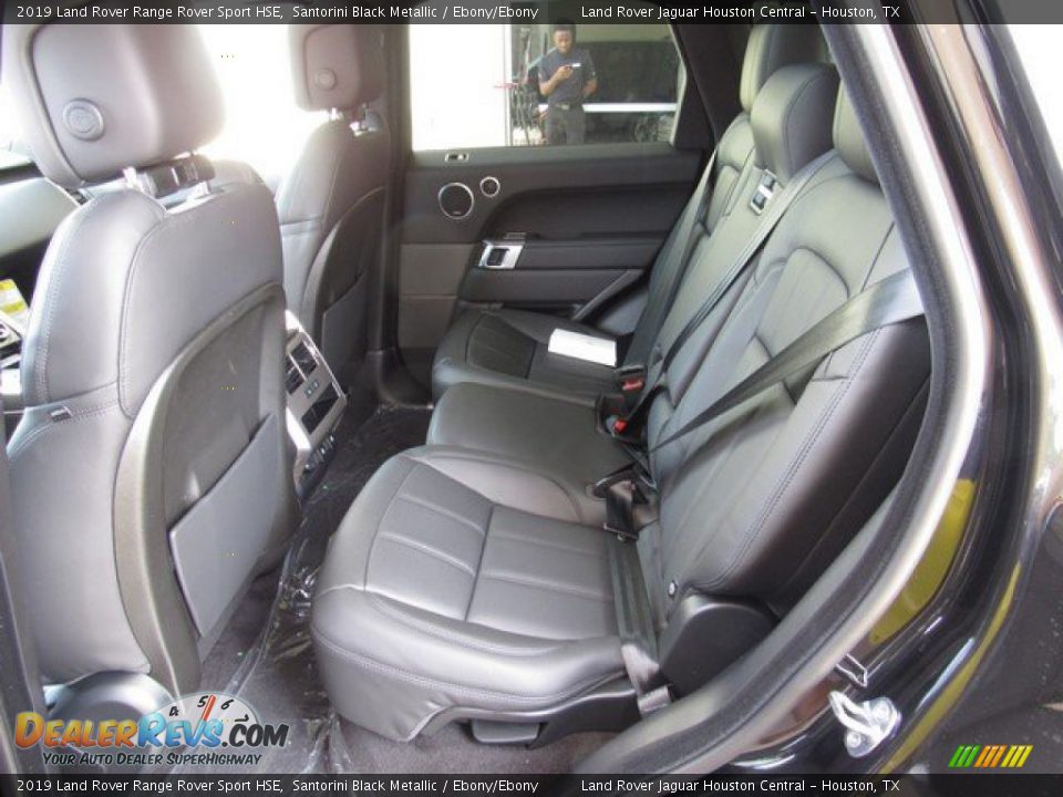 2019 Land Rover Range Rover Sport HSE Santorini Black Metallic / Ebony/Ebony Photo #13