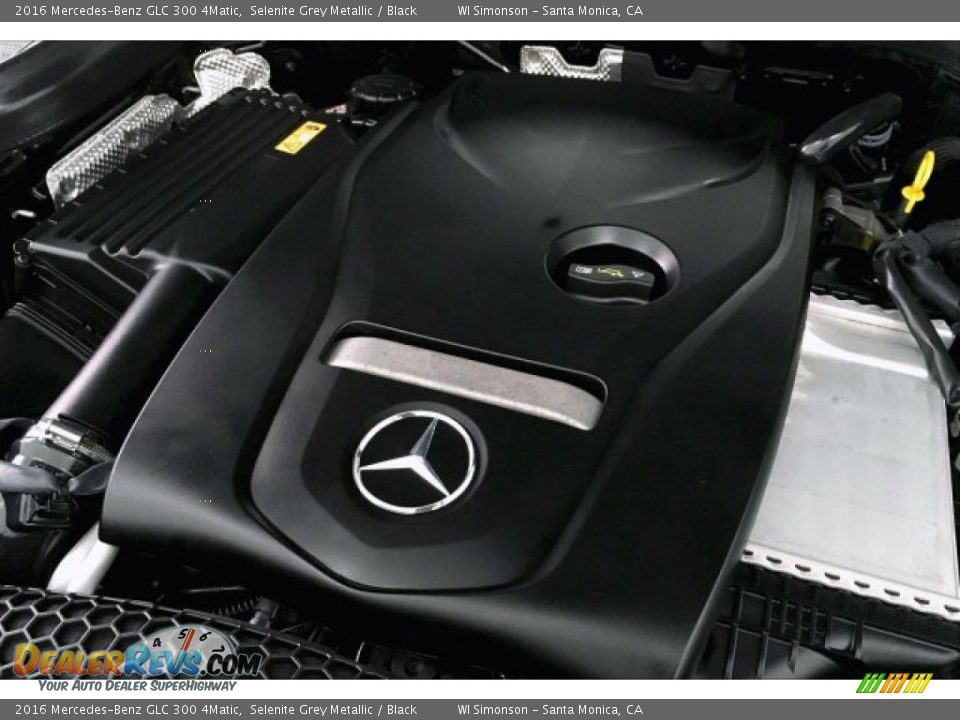 2016 Mercedes-Benz GLC 300 4Matic Selenite Grey Metallic / Black Photo #31