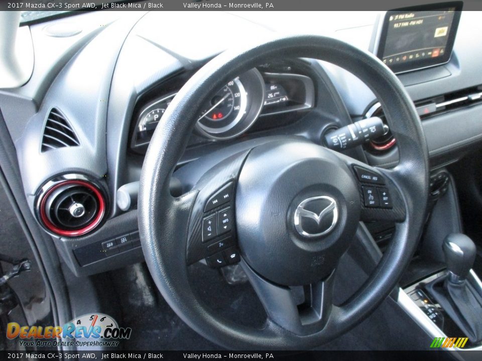 2017 Mazda CX-3 Sport AWD Jet Black Mica / Black Photo #14