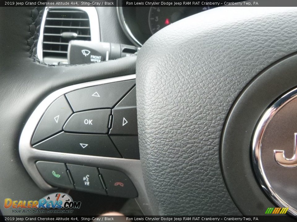 2019 Jeep Grand Cherokee Altitude 4x4 Sting-Gray / Black Photo #20