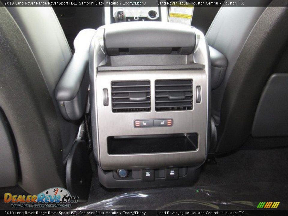 2019 Land Rover Range Rover Sport HSE Santorini Black Metallic / Ebony/Ebony Photo #16