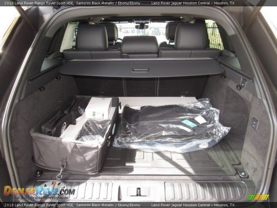 2019 Land Rover Range Rover Sport HSE Santorini Black Metallic / Ebony/Ebony Photo #17