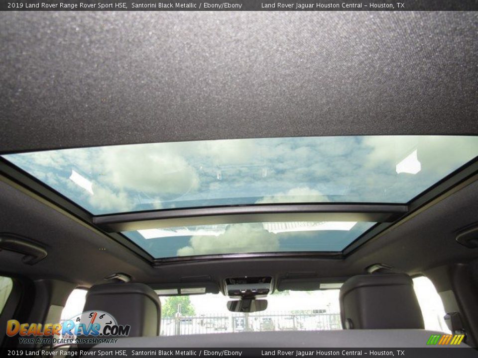 2019 Land Rover Range Rover Sport HSE Santorini Black Metallic / Ebony/Ebony Photo #18