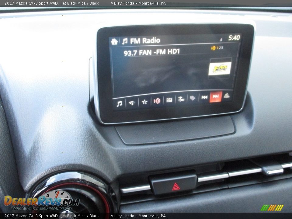 2017 Mazda CX-3 Sport AWD Jet Black Mica / Black Photo #16
