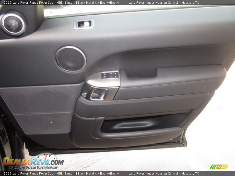 2019 Land Rover Range Rover Sport HSE Santorini Black Metallic / Ebony/Ebony Photo #20