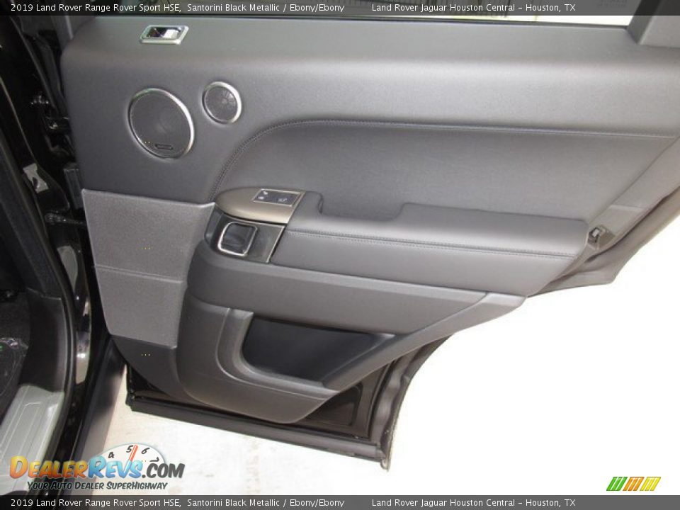 2019 Land Rover Range Rover Sport HSE Santorini Black Metallic / Ebony/Ebony Photo #21