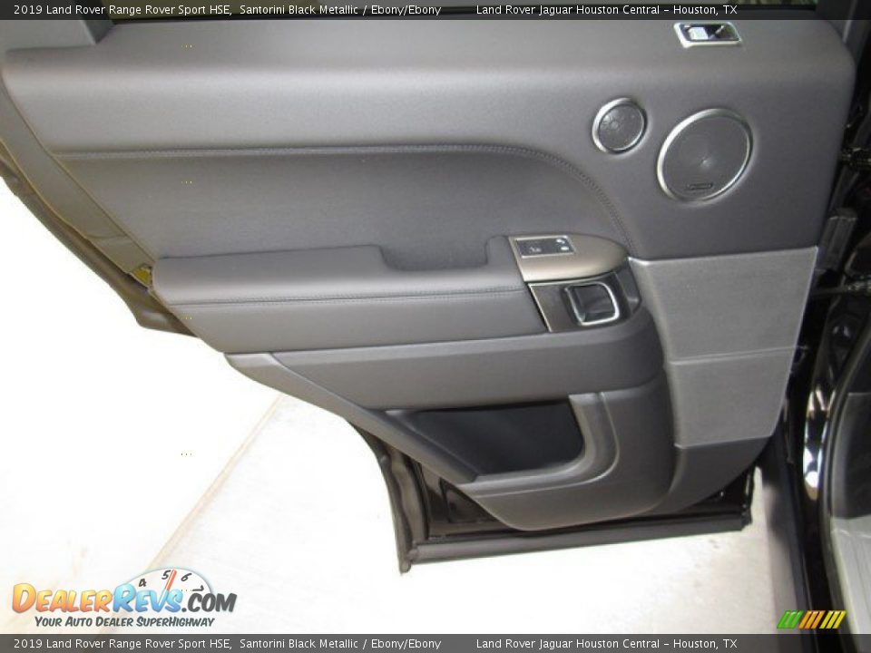 2019 Land Rover Range Rover Sport HSE Santorini Black Metallic / Ebony/Ebony Photo #22