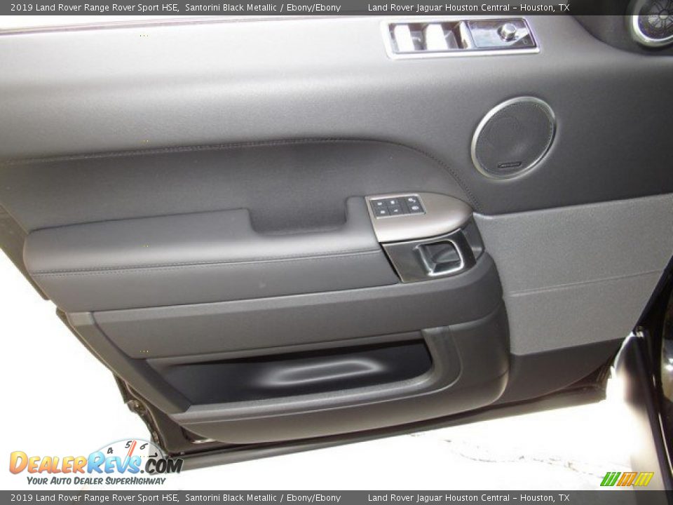2019 Land Rover Range Rover Sport HSE Santorini Black Metallic / Ebony/Ebony Photo #23