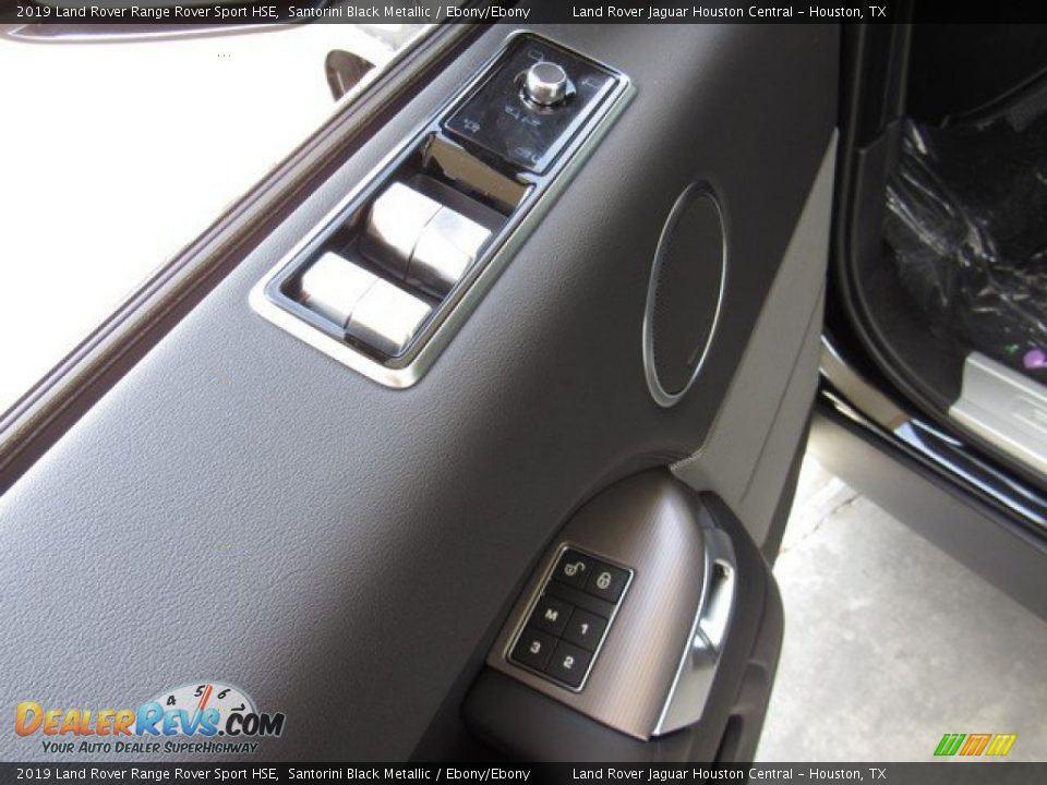 2019 Land Rover Range Rover Sport HSE Santorini Black Metallic / Ebony/Ebony Photo #24