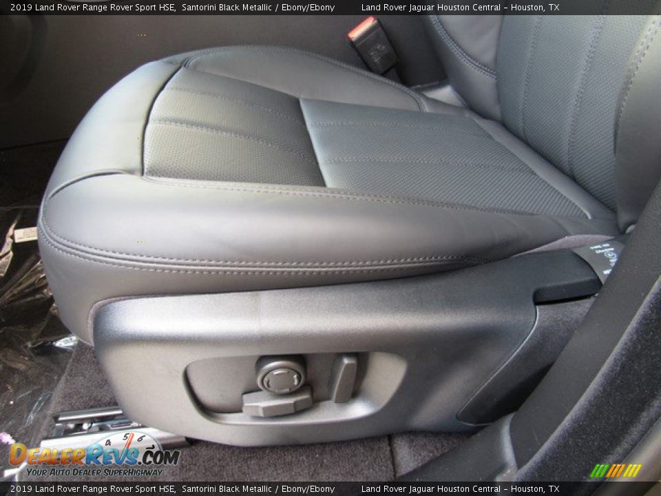 2019 Land Rover Range Rover Sport HSE Santorini Black Metallic / Ebony/Ebony Photo #25