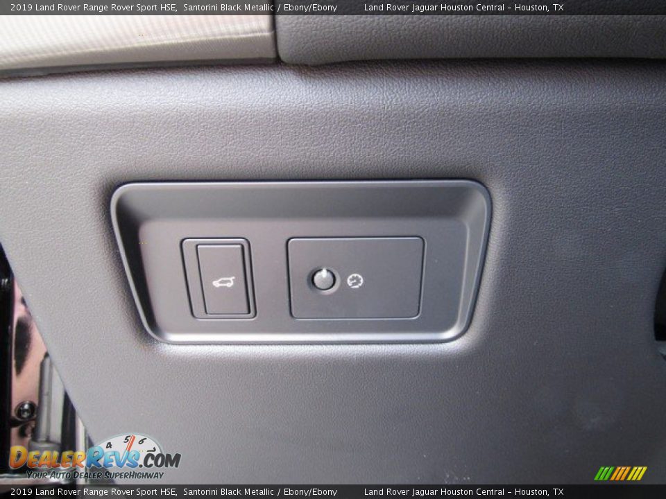 2019 Land Rover Range Rover Sport HSE Santorini Black Metallic / Ebony/Ebony Photo #26