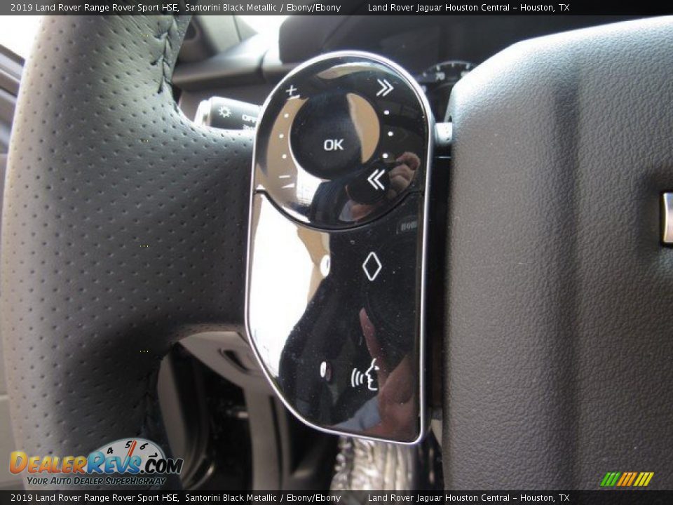 2019 Land Rover Range Rover Sport HSE Santorini Black Metallic / Ebony/Ebony Photo #27