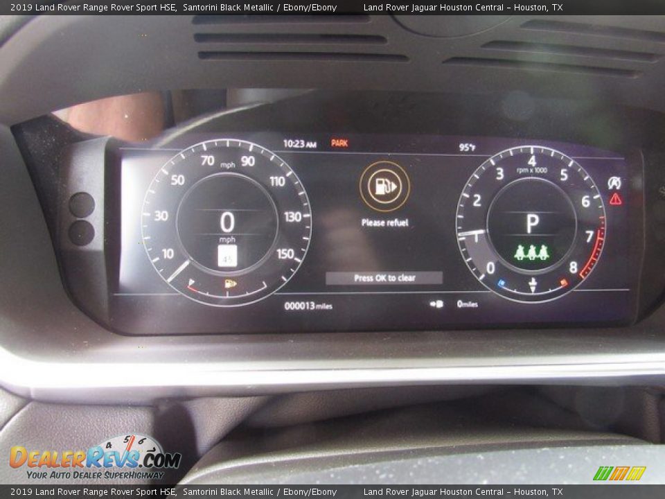 2019 Land Rover Range Rover Sport HSE Santorini Black Metallic / Ebony/Ebony Photo #29