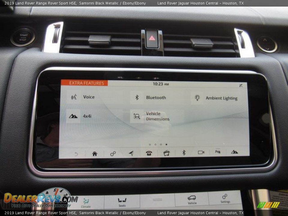 2019 Land Rover Range Rover Sport HSE Santorini Black Metallic / Ebony/Ebony Photo #32