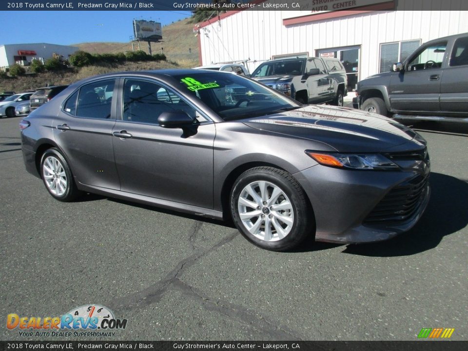 2018 Toyota Camry LE Predawn Gray Mica / Black Photo #1