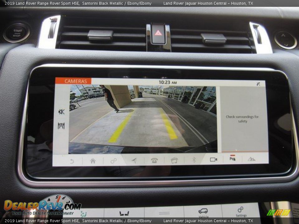 2019 Land Rover Range Rover Sport HSE Santorini Black Metallic / Ebony/Ebony Photo #34