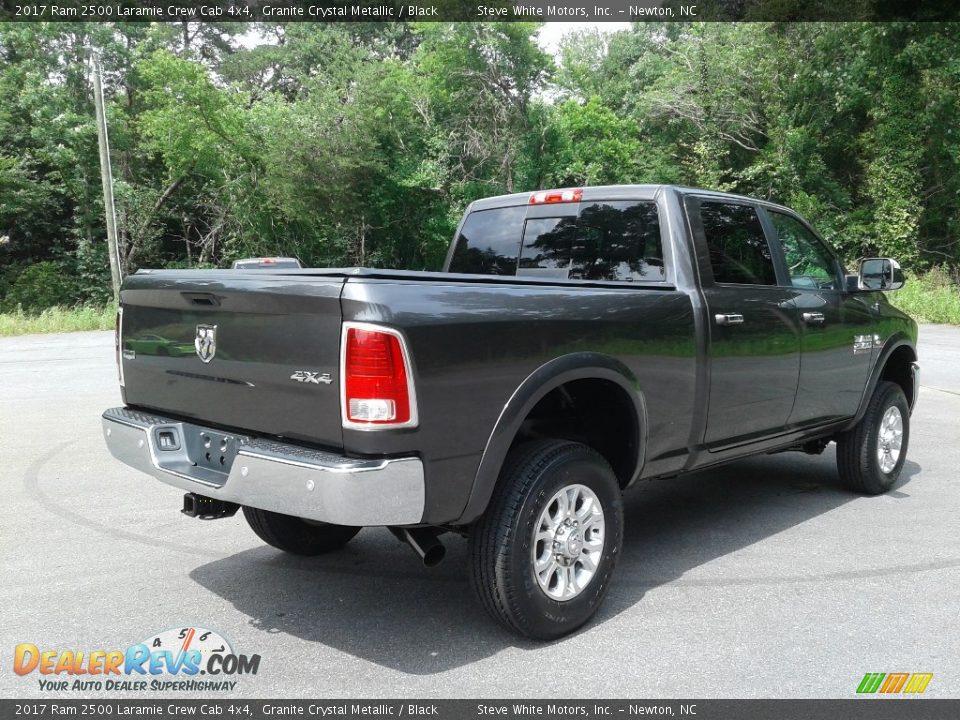2017 Ram 2500 Laramie Crew Cab 4x4 Granite Crystal Metallic / Black Photo #6