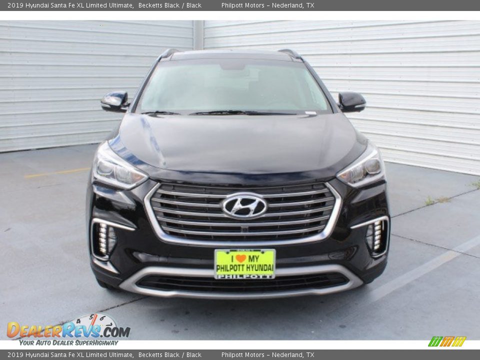 2019 Hyundai Santa Fe XL Limited Ultimate Becketts Black / Black Photo #3