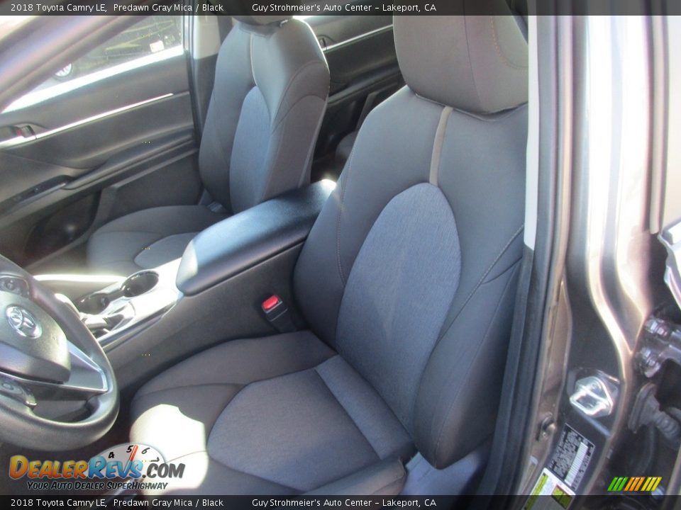 2018 Toyota Camry LE Predawn Gray Mica / Black Photo #8